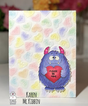 Monster Love Valentines Day Card