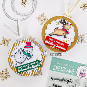 Namasleigh Christmas Tags