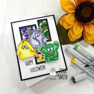 Coffee Monster - Halloween Shaker Card