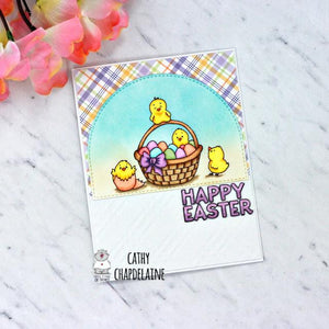 Happy Easter - Fun chicks in the Easter Basket by Cathy Chapdelaine