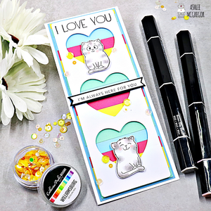 I love you....!! Card by Ashlee