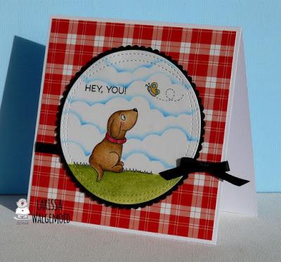 Dog and butterfly - Larissa