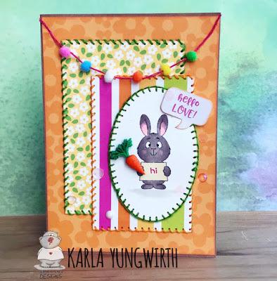 Hello Bunny Card