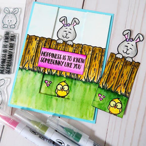 Hidden Bookmark Card - Hoppiness - Jeannie Lieu (InsideoutJeans)