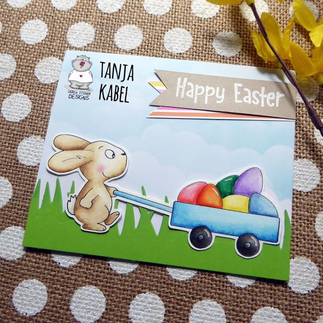 Happy Easter Egg Cart