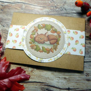 Happy Fall Fox Pop up card by Tanja