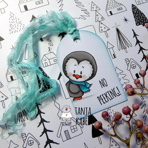 No Peeking! Penguin Tag by Tanja