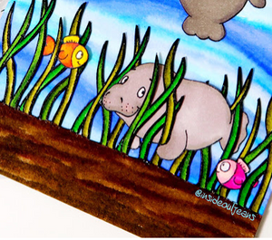 Oh Manatee! & Zig Coloring - Jeannie Lieu (InsideoutJeans)