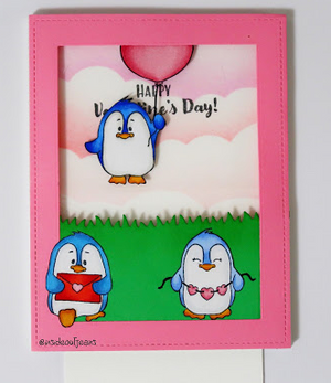 Valentine Penguins - Float Away - Jeannie Lieu (InsideoutJeans)