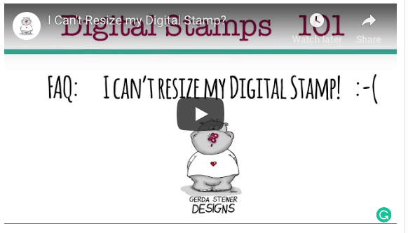 How to place and rotate a Digital Stamp?