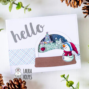 VIDEO - Winter Shaker Card with Laura