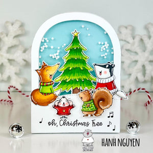 Caroling Woodland Animals by Hanh