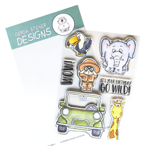 Go Wild! 4x6 Clear Stamp Set - GSD581