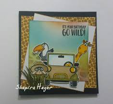 Go Wild! 4x6 Clear Stamp Set - Clearstamps - Clear Stamps - Cardmaking- Ideas- papercrafting- handmade - cards-  Papercrafts - Gerda Steiner Designs