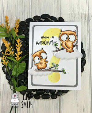 Owl Rather Be With You 4x6 Clear Stamp Set - Clearstamps - Clear Stamps - Cardmaking- Ideas- papercrafting- handmade - cards-  Papercrafts - Gerda Steiner Designs