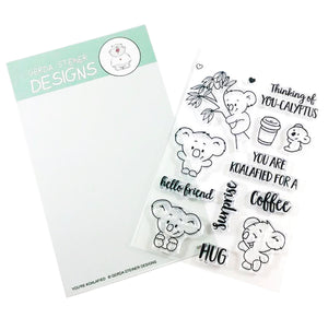 You're Koalafied 4x6 Clear Stamp Set - Clearstamps - Clear Stamps - Cardmaking- Ideas- papercrafting- handmade - cards-  Papercrafts - Gerda Steiner Designs