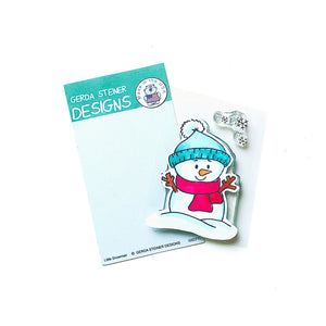 Little Snowman 2x3 Clear Stamp Set - Clearstamps - Clear Stamps - Cardmaking- Ideas- papercrafting- handmade - cards-  Papercrafts - Gerda Steiner Designs