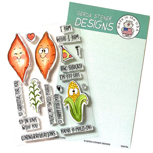 Yams & Corn 4x6 Clear Stamp Set - GSD754