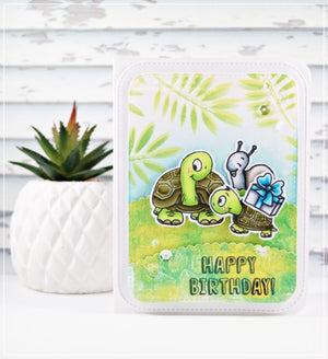 Turtley Great 4x6 Clear Stamp Set - Clearstamps - Clear Stamps - Cardmaking- Ideas- papercrafting- handmade - cards-  Papercrafts - Gerda Steiner Designs