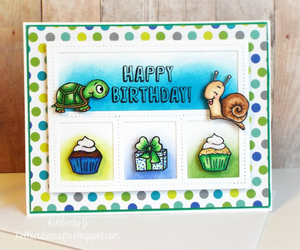 Turtley Great 4x6 Clear Stamp Set - Clearstamps - Clear Stamps - Cardmaking- Ideas- papercrafting- handmade - cards-  Papercrafts - Gerda Steiner Designs