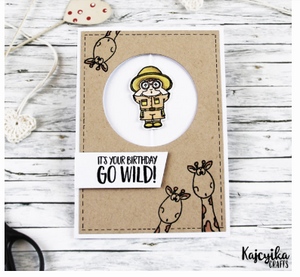 Go Wild! 4x6 Clear Stamp Set - Clearstamps - Clear Stamps - Cardmaking- Ideas- papercrafting- handmade - cards-  Papercrafts - Gerda Steiner Designs