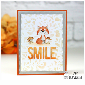 Foxes 4x6 Clear Stamp Set - Clearstamps - Clear Stamps - Cardmaking- Ideas- papercrafting- handmade - cards-  Papercrafts - Gerda Steiner Designs