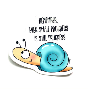 PROGRESS SNAIL -  STICKER