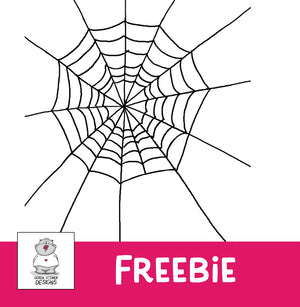 Spiderweb Digital Stamp