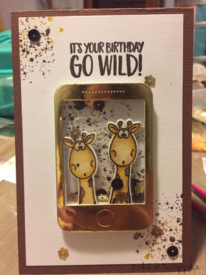 Go Wild! 4x6 Clear Stamp Set - Clearstamps - Clear Stamps - Cardmaking- Ideas- papercrafting- handmade - cards-  Papercrafts - Gerda Steiner Designs